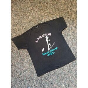 Vintage 1993 Elvis Presley A Ray Of Elvis World Champ‎ T Shirt XL made in usa